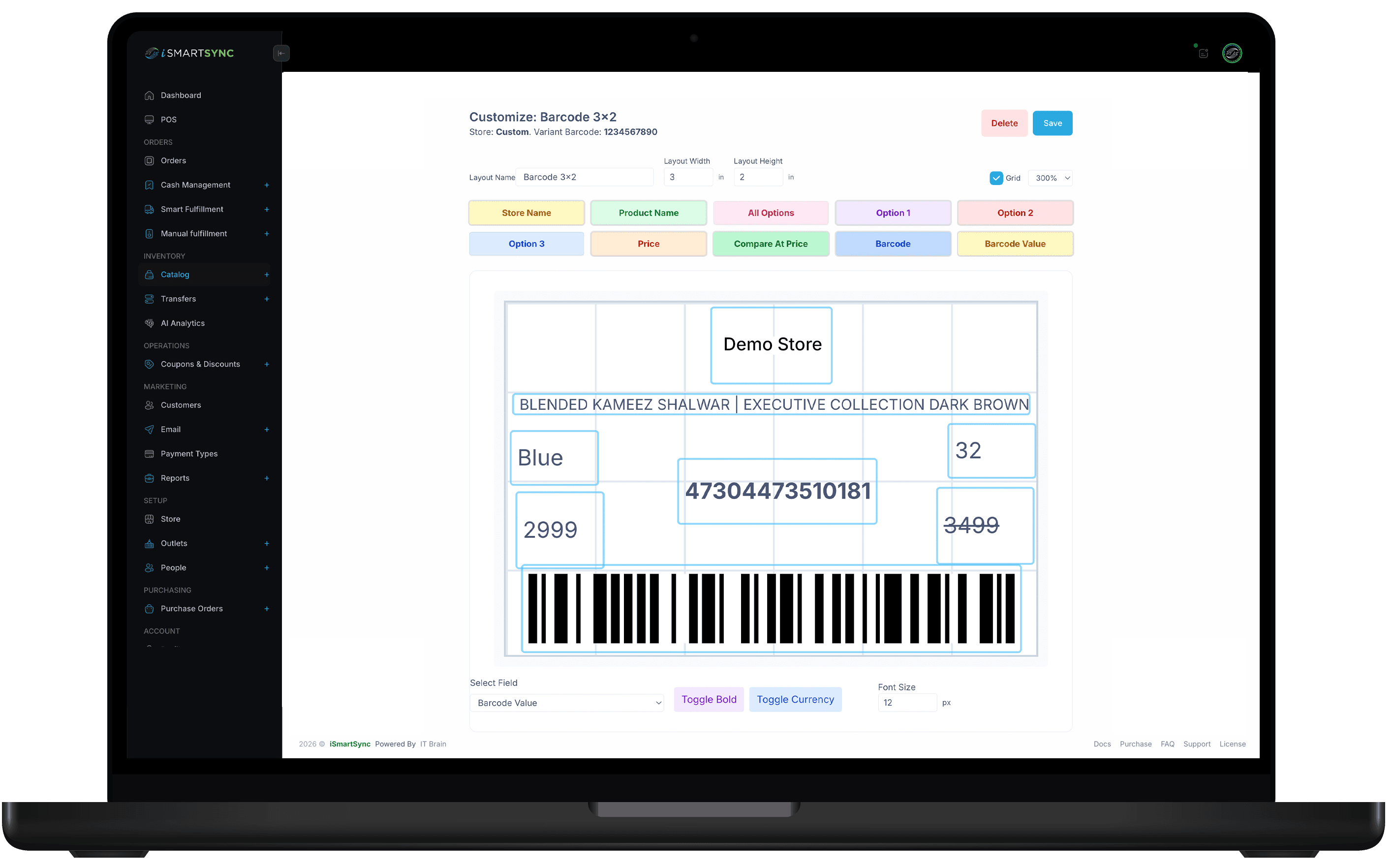 Custom Barcode Generator & Builder | POS Barcode Tool - iSmartSync