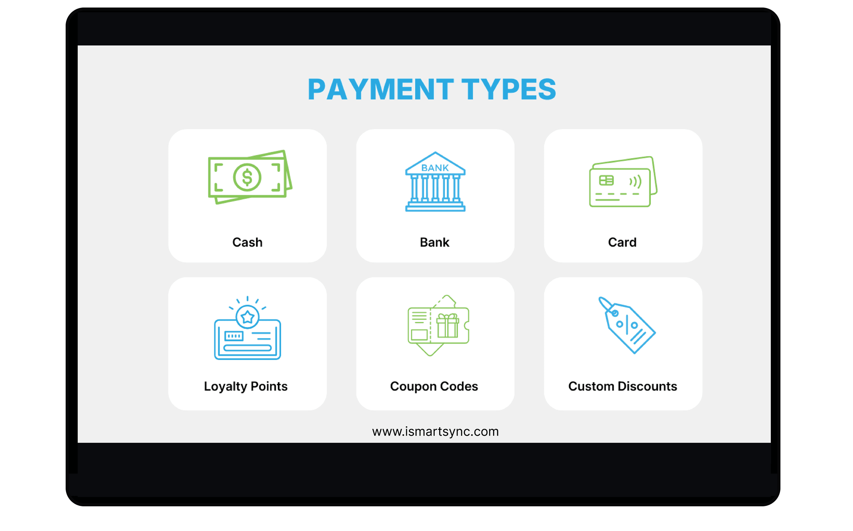 Seamlessly Manage All POS Payment Types with iSmartSync