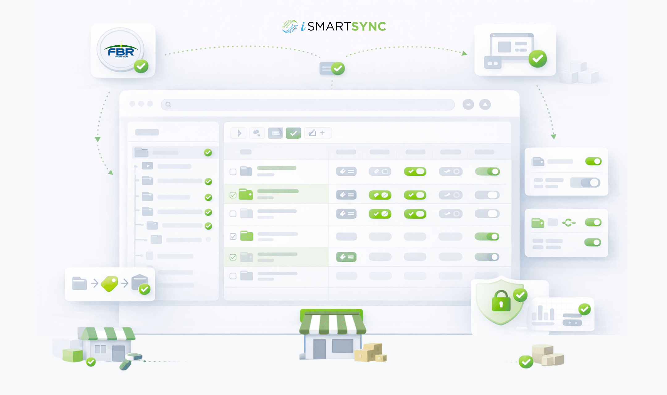 FBR HS code mapping and category tax setup in iSmartSync POS