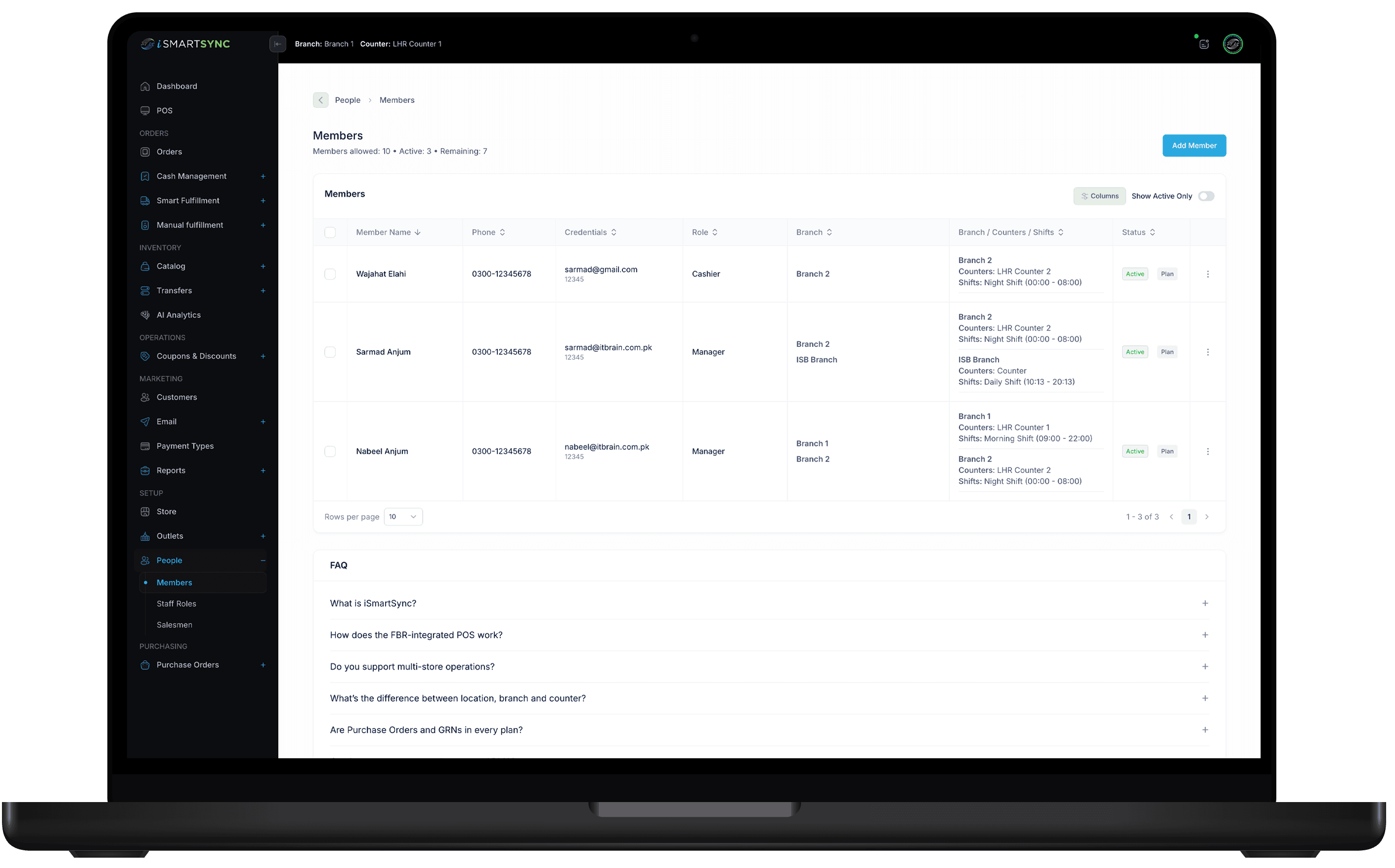 Multi-Level User & Staff Management Software | iSmartSync