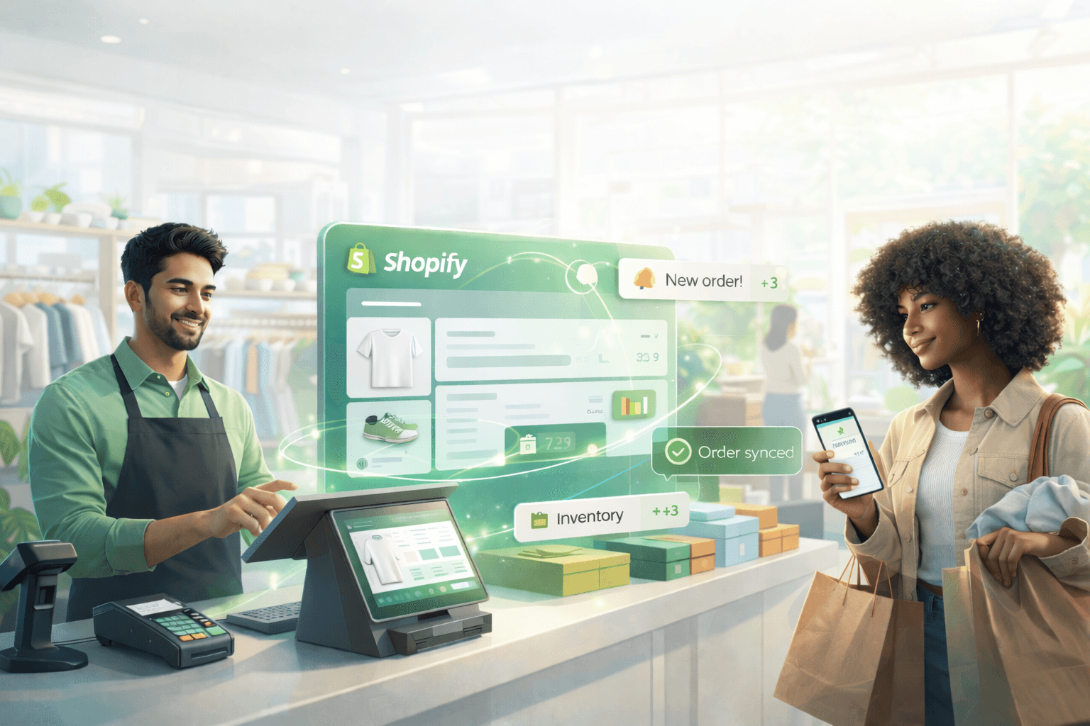 Shopify-integrated POS dashboard (iSmartSync)